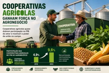 Cooperativas agrícolas ganham força no agronegócio e quase dobram participação no PIB do setor