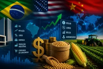 Indicadores do Brasil, EUA e China podem mexer com dólar, juros, Bolsa e agronegócio