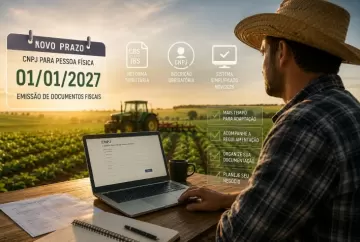 Receita Federal adia CNPJ obrigatório para pessoas físicas até 2027; produtores rurais ainda aguardam definições da Reforma Tributária