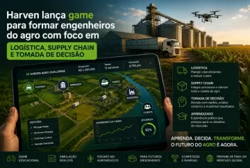 Harven lança game para formar engenheiros do agro com foco em logística, supply chain e tomada de decisão