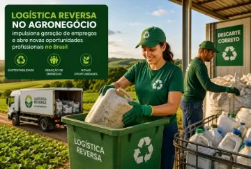 Logística reversa no agronegócio impulsiona geração de empregos e abre novas oportunidades profissionais no Brasil