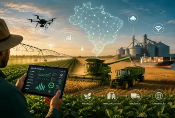 Agronegócio conectado: como dados e tecnologia estão transformando o campo brasileiro em uma cadeia mais competitiva e exportadora