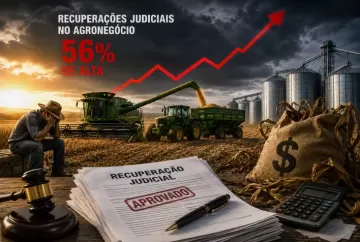 Recuperações judiciais no agronegócio disparam 56% mesmo com safra recorde e acendem alerta sobre crise financeira no campo