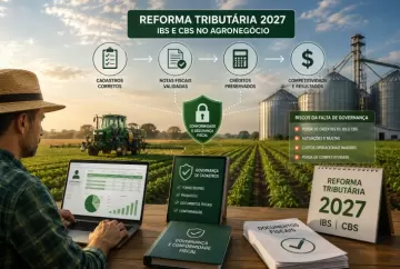 Reforma Tributária 2027 exige governança de cadastros no agronegócio para evitar perda de créditos de IBS e CBS