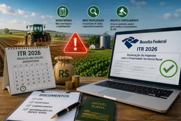 ITR 2026: Receita Federal muda regras da declaração e produtores rurais precisam atenção para evitar cancelamento e multas