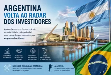 Argentina volta ao radar dos investidores após reformas econômicas e pode abrir nova janela de oportunidades para empresas brasileiras