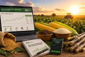 Preços agrícolas em São Paulo: monitoramento do IEA ajuda produtores a acompanhar mercado e inflação do agro