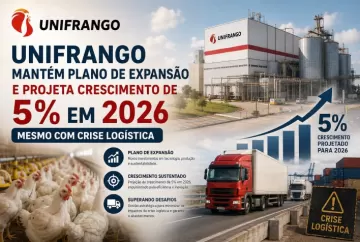 Unifrango mantém plano de expansão e projeta crescimento de 5% em 2026 mesmo com crise logística