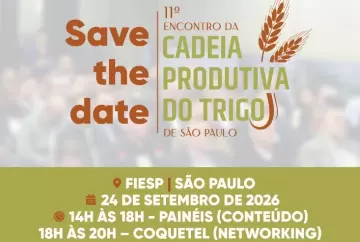 Encontro do Trigo 2026 reúne setor para discutir mercado, economia e cenário internacional