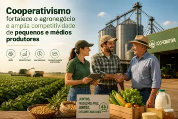 Cooperativismo fortalece o agronegócio e amplia competitividade de pequenos e médios produtores