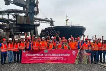 Sorgo brasileiro faz primeiro embarque de grande escala para a China com carga de 69 mil toneladas