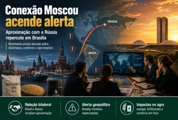 Conexão Moscou: aproximação com a Rússia acende alerta geopolítico em Brasília