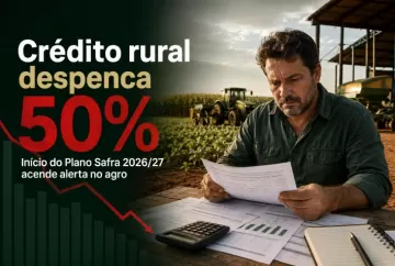 Crédito rural despenca 50% no início do Plano Safra 2026/27 e acende alerta no agronegócio