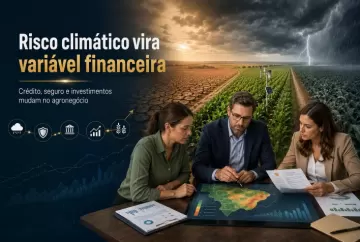 Risco climático vira variável financeira e redefine crédito, seguro e investimentos no agronegócio