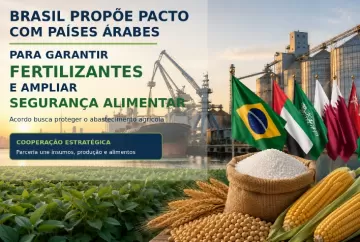 Brasil propõe pacto com países árabes para garantir fertilizantes e ampliar segurança alimentar