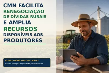CMN facilita renegociação de dívidas rurais e amplia recursos disponíveis aos produtores