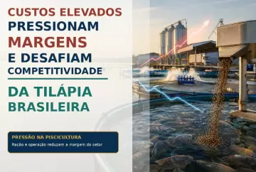 Custos elevados pressionam margens e desafiam competitividade da tilápia brasileira