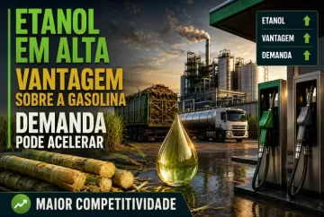 Preço do etanol volta a subir e demanda pode acelerar com maior vantagem sobre a gasolina