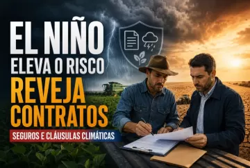 El Niño aumenta risco no agronegócio e exige revisão de contratos, seguros e cláusulas climáticas