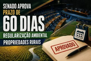 Senado aprova prazo de 60 dias para regularização ambiental de propriedades rurais
