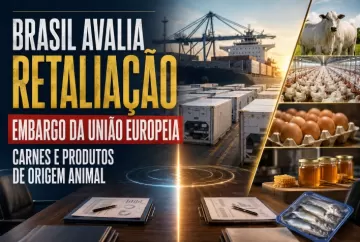 Brasil avalia retaliar União Europeia por embargo a carnes e produtos de origem animal