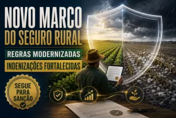 Novo marco do seguro rural moderniza regras, fortalece indenizações e segue para sanção