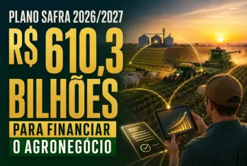 Plano Safra 2026/2027 libera R$ 610,3 bilhões para financiar o agronegócio