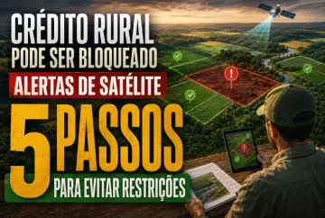 Crédito rural pode ser bloqueado por alertas de satélite; veja 5 passos para evitar restrições