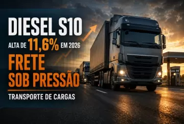 Preço do diesel S10 sobe 11,6% em 2026 e mantém pressão sobre o transporte de cargas