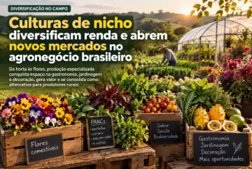 Culturas de nicho diversificam renda e abrem novos mercados no agronegócio brasileiro