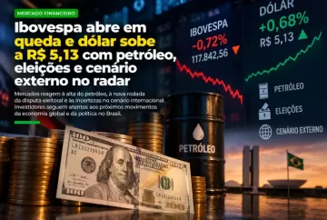 Ibovespa abre em queda e dólar sobe a R$ 5,13 com petróleo, eleições e cenário externo no radar