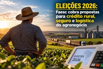 Eleições 2026: Faesc cobra propostas para crédito rural, seguro e logística do agronegócio