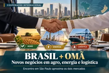 Brasil e Omã buscam ampliar negócios no agro, energia e logística com encontro em São Paulo