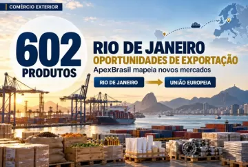 ApexBrasil aponta 602 produtos do Rio de Janeiro com oportunidades de exportação à União Europeia