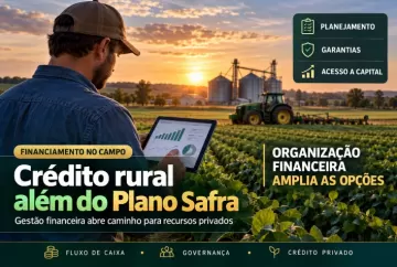 Crédito rural além do Plano Safra: gestão financeira abre caminho para recursos privados