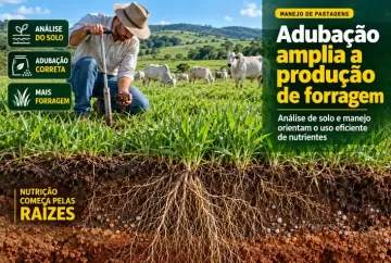 Adubação de pastagens: análise de solo e manejo ajudam a ampliar produção de forragem