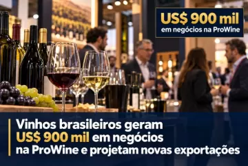 Vinhos brasileiros geram US$ 900 mil em negócios na ProWine e projetam novas exportações