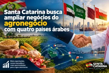 Santa Catarina busca ampliar negócios do agronegócio com quatro países árabes