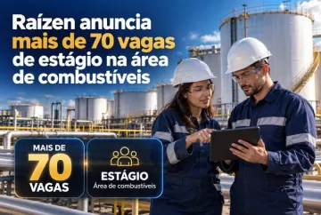 Raízen anuncia mais de 70 vagas de estágio na área de combustíveis
