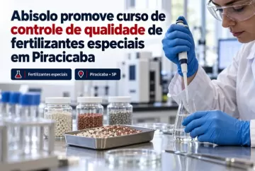 Abisolo promove curso de controle de qualidade de fertilizantes especiais em Piracicaba