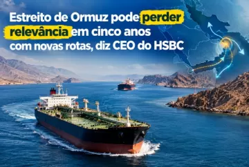 Estreito de Ormuz pode perder relevância em cinco anos com novas rotas, diz CEO do HSBC