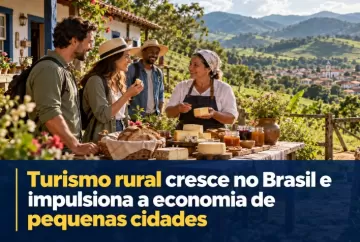 Turismo rural cresce no Brasil e impulsiona a economia de pequenas cidades