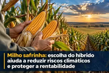 Milho safrinha: escolha do híbrido ajuda a reduzir riscos climáticos e proteger a rentabilidade