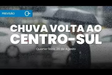 Chuva retorna ao Centro-Sul e temporais avançam por SP, MG e MS | Previsão do tempo 26/08/2026 Climatempo