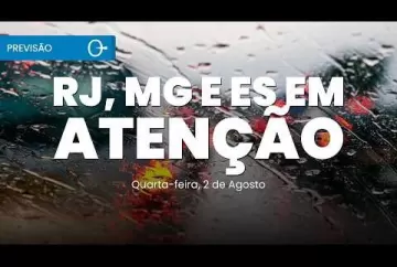 Temporais agora atingem Rio de Janeiro e Minas Gerais | Previsão do tempo 02/09/2026 Climatempo