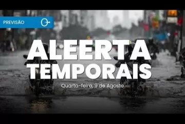 Alerta de temporais no Sul e Sudeste nesta quarta-feira | Previsão do tempo 09/09/2026 Climatempo