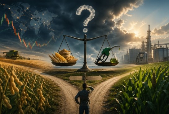 Capa do artigo: Incerteza, preços das commodities e o debate food vs fuel