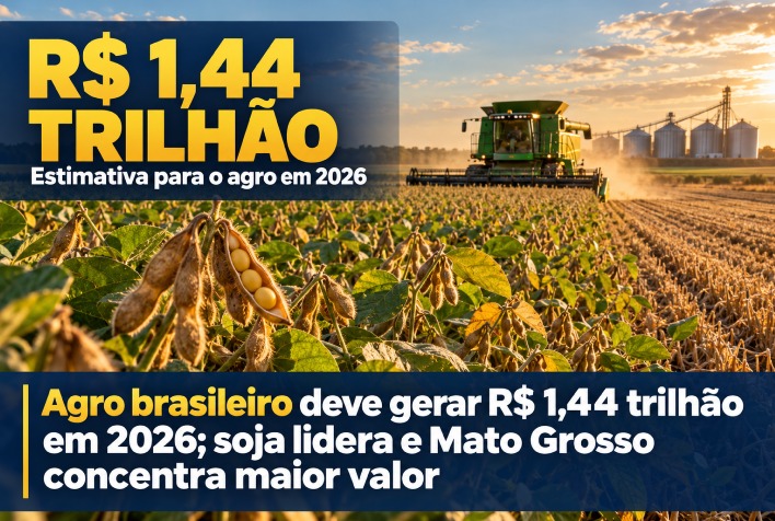 Agro em Mato Grosso concentra R$ 225,2 bilhões do VBP nacional
